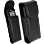 iGadgitz Black Genuine Leather Case Cover for Sony ICD-PX312